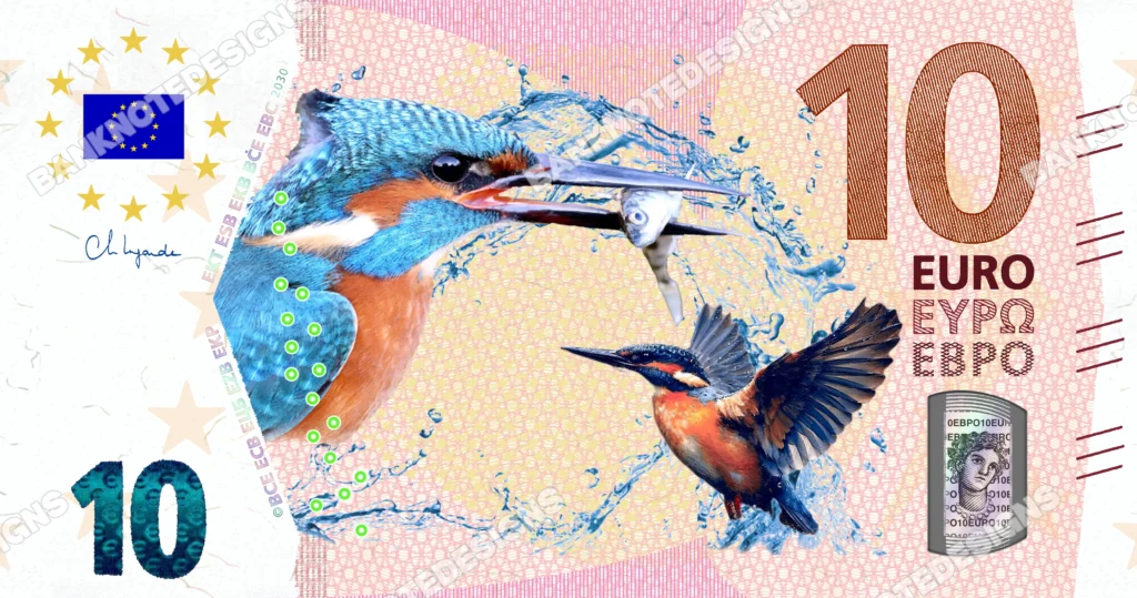 digital euro, EU, ECB, CBDC, banknote redesign